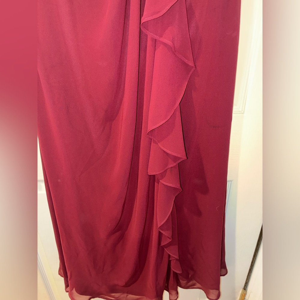 Bill Levkoff Burgundy Dress - Picture 4 of 7